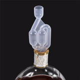 2017 High quality Exhaust One-way Home Brew Wine Fermentation Airlock Air Lock Check Valve Water Sealed Valves Plastic Air Lock