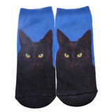 2017 Harajuku Style 3D Print Socks Womens Socks Top Cotton Fashion Cute Kawaii Animal Unisex Low Cut Ankle Socks