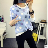 2017 Harajuku Panda beautiful Harajuku women fashion winter flannel high quality sweater cute printing sweater