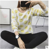 2017 Harajuku Panda beautiful Harajuku women fashion winter flannel high quality sweater cute printing sweater