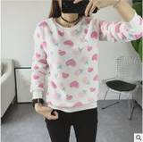 2017 Harajuku Panda beautiful Harajuku women fashion winter flannel high quality sweater cute printing sweater