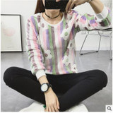 2017 Harajuku Panda beautiful Harajuku women fashion winter flannel high quality sweater cute printing sweater