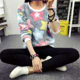 2017 Harajuku Panda beautiful Harajuku women fashion winter flannel high quality sweater cute printing sweater