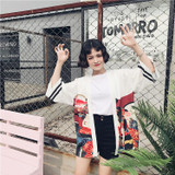 2017 Harajuku Fashion Women Blouses Summer Vintage Kimono Kawaii Cardigan Thin Sun Protection Shirts Cover Up Sunscreen Blouse