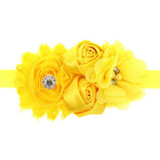 2017 Hair Bands Accessories Lovely Kids Girls Lace Sunflower Two Rose Flowers Pearl Rhinestone Hairband Headband