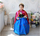 2017 Girls Dress Kids Anna Elsa Party Dresses For Girls Children Costume Baby Child Clothing Dresses Princess Clothes Vestido