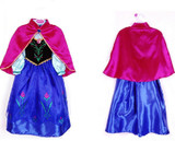 2017 Girls Dress Kids Anna Elsa Party Dresses For Girls Children Costume Baby Child Clothing Dresses Princess Clothes Vestido