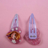 2017 Girls 2pcs/lot Elsa &amp; Anna Princess Headwear Hair Claws Fashion Cartoon Accessories Clip Hairpins Hairclips