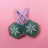 2017 Girls 2pcs/lot Elsa &amp; Anna Princess Headwear Hair Claws Fashion Cartoon Accessories Clip Hairpins Hairclips