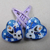 2017 Girls 2pcs/lot Elsa &amp; Anna Princess Headwear Hair Claws Fashion Cartoon Accessories Clip Hairpins Hairclips