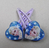2017 Girls 2pcs/lot Elsa &amp; Anna Princess Headwear Hair Claws Fashion Cartoon Accessories Clip Hairpins Hairclips