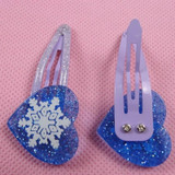 2017 Girls 2pcs/lot Elsa &amp; Anna Princess Headwear Hair Claws Fashion Cartoon Accessories Clip Hairpins Hairclips
