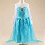2017 girl dress Elsa Anna princess dress costume kids party dresses summer children cosplay dress fantasia infantil Vestido