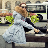2017 Fur Winter Jacket Women White Duck Parka Jackets Natural Raccoon Fur Collar Female Winter Coat Women Parkas CC054