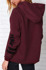 2017 Fsdhion Autumn Winter Fleece Hooded Harajuku Print Pullover Thick Loose Women Hoodies Sweatshirts Female Casual Coat