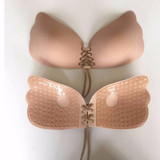 2017 Fly bra  Invisible Bra Seamless Adhesive Bra Silicone  Backless Wedding Strapless thin cup Push up Bra Women Underwear