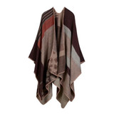 Brand Blanket Pashmina Top Women Winter Scarf Shawl Ladies Large Thicken Plaid Cashmere Poncho Stoles Female Knit Wraps Echarpe