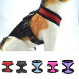 Brand Adjustable Soft Breathable Dog Harness Nylon Mesh Vest Harness for Dogs Puppy Cat Collar Pets Chest Strap Leash