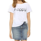 Brand 2017 New T Shirt Women Fashion Letter Print Tee Tops Short Sleeve O-neck Women T Shirts Casual Thin Style Female T-Shirt Brand 2017 New T Shirt Women Fashion Letter Print Tee Tops Short Sleeve O-neck Women T Shirts Casual Thin Style Female T-Shirt