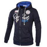 Brand 2017 Hoodies Brand Men Letter Printing Sweatshirt Male Hoody Hip Hop Autumn Winter Zipper Hoodie Mens Pullover XXXL