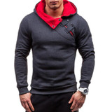 Brand 2017 Hoodie Soild Warmth New Stitching Hoodies Men Fashion Tracksuit Male Sweatshirt Hoody Mens Purpose Tour