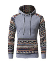 Brand 2017 Hoodie National Wind Design Print Hoodies Men Fashion Tracksuit Male Sweatshirt Hoody Mens Purpose Tour