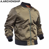 Brand 2017 Black Thin MA1 Autumn Summer Men's Bomber Flight jacket Air Force Baseball Military Outwear hip hop coats streetwear