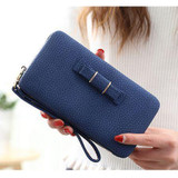 Bowknot Style Women Wallets South Korea Trend Female Long Wallet Fashion Leisure Purse Feminina Carteira Free Shipping LP210Z Bowknot Style Women Wallets South Korea Trend Female Long Wallet Fashion Leisure Purse Feminina Carteira Free Shipping LP210Z