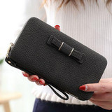 Bowknot Style Women Wallets South Korea Trend Female Long Wallet Fashion Leisure Purse Feminina Carteira Free Shipping LP210Z Bowknot Style Women Wallets South Korea Trend Female Long Wallet Fashion Leisure Purse Feminina Carteira Free Shipping LP210Z
