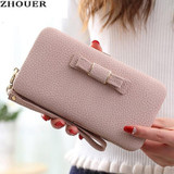 Bowknot Style Women Wallets South Korea Trend Female Long Wallet Fashion Leisure Purse Feminina Carteira Free Shipping LP210Z Bowknot Style Women Wallets South Korea Trend Female Long Wallet Fashion Leisure Purse Feminina Carteira Free Shipping LP210Z
