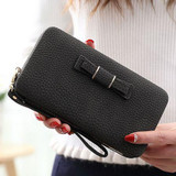 Bowknot Style Women Wallets South Korea Trend Female Long Wallet Fashion Leisure Purse Feminina Carteira Free Shipping LP210Z Bowknot Style Women Wallets South Korea Trend Female Long Wallet Fashion Leisure Purse Feminina Carteira Free Shipping LP210Z