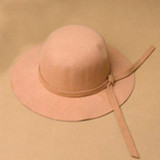 Bowknot Cap Bowler Hat Girls Felt Cap Vintage Fedora Fashion Kids Wide Brim Soft Wool Hat Lovely Style