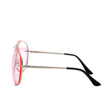 BOUTIQUE Fashion Men Sunglasses Brand Designer Women Metal Big Frame Sunglasses Lens K9084