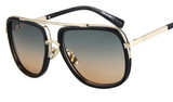 BOUTIQUE Fashion Brand Designer Men Sunglasses Classic Women Metal Square Gradient Lens Glasses 11 Colour