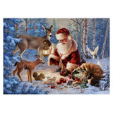 Boutique DIY Diamond 5D Embroidery Paintings Rhinestone Pasted diy Snowing Santa with Deers Christmas painting Cross Stitch