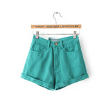 Bothwinner High Waist Denim Shorts for Women 2017 Brand Style Shorts Jeans Women Denim Shorts Feminino Slim Hip Plus Size