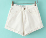Bothwinner High Waist Denim Shorts for Women 2017 Brand Style Shorts Jeans Women Denim Shorts Feminino Slim Hip Plus Size