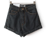 Bothwinner High Waist Denim Shorts for Women 2017 Brand Style Shorts Jeans Women Denim Shorts Feminino Slim Hip Plus Size
