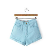 Bothwinner High Waist Denim Shorts for Women 2017 Brand Style Shorts Jeans Women Denim Shorts Feminino Slim Hip Plus Size