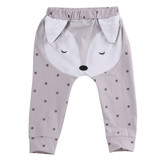 Bottom Harem PP Pants Trousers Baby Boys Girls Newborn Infant Baby Boys Girls Pants Casual Long Cute Animals Fox