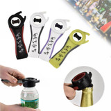 Bottle Caps Bottle Cap Openers Home Multifunction 5 in 1 Bottles Jars Cans Manual Bottle Opener Gadget Kitchen Tool EJ893586