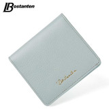 Bostanten 2017 New Genuine Leather Wallet Women Luxury Brand Small Wallet Female Hasp Card Holder Short Lady Coin Purse Fashion