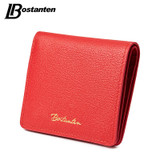 Bostanten 2017 New Genuine Leather Wallet Women Luxury Brand Small Wallet Female Hasp Card Holder Short Lady Coin Purse Fashion