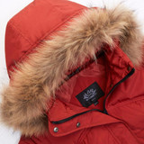 BOSIDENG women's clothing femle winter duck down coat down jacket long coat long outwear natural fur collar hooded B1301170