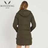 BOSIDENG 2017 Women's Hood Down Jacket Clothing Winter Thick Down Coat Long Down Parka Women Thick Warm Coat Outwear B70141010