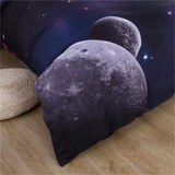 2016 New 4/3pcs Galaxy 3D Bedding Sets Universe Outer Space Duvet cover Bed Sheet / Fitted Bed Sheet pillowcase Twin queen king