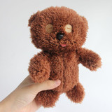 2016 New 20cm Brown Color Soft Bob's Stuffed Plush Toy Teddy Bear Baby Kids Friend Dolls