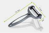 2016 Multifunction 360 Degree Rotary 3 in 1 Potato Peeler Melon Gadget Vegetable Fruit turnip Slicer Cutter Carrot Kitchen Tools