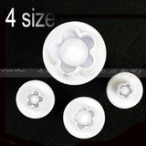 2016 Hot Sale 4Pcs/Set Plum Flower Plunger Fondant Mold Cutter Sugarcraft Cake tools Decorating Christmas Cake Decorating Tools