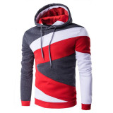 2016 Hoodies Men Sudaderas Hombre Hip Hop Mens Brand Oblique Zipper Button Hoodie Sweatshirt Slim Fit Men Hoody 3XL